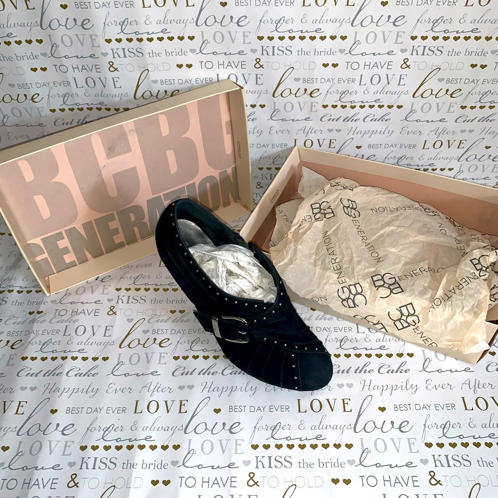 Womens HEELS BLACK SUEDE